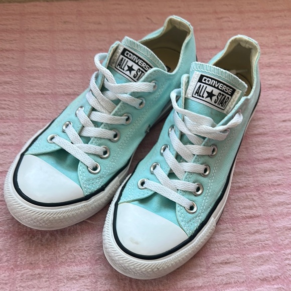 Converse Shoes - Converse Aqua Blue Sneakers Classic Canvas‎ Low-Top